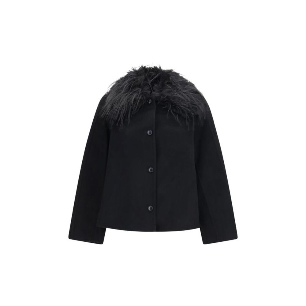 Loulou De Saison Women Rafe Jacket With Faux-Fur Collar